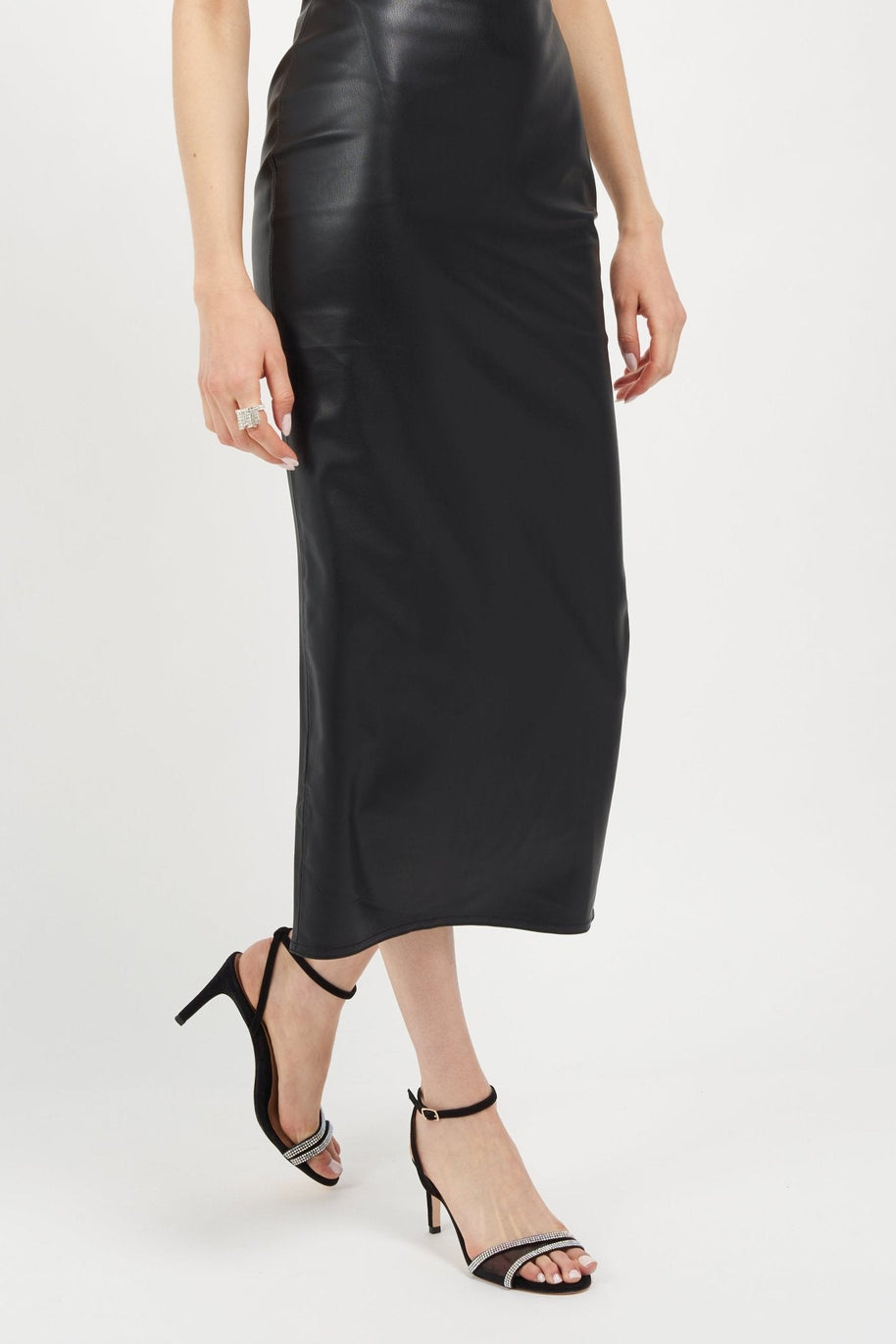 Joan Oloff Fame Black Kid Suede