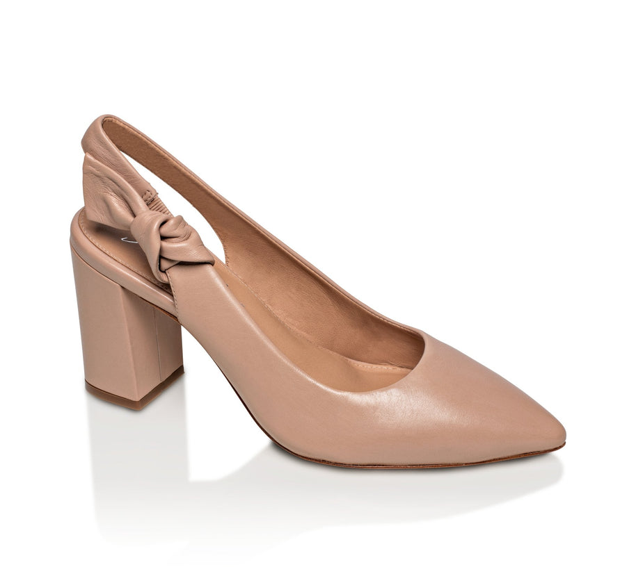 Joan Oloff Daphne Taupe Luxury Kid Nappa