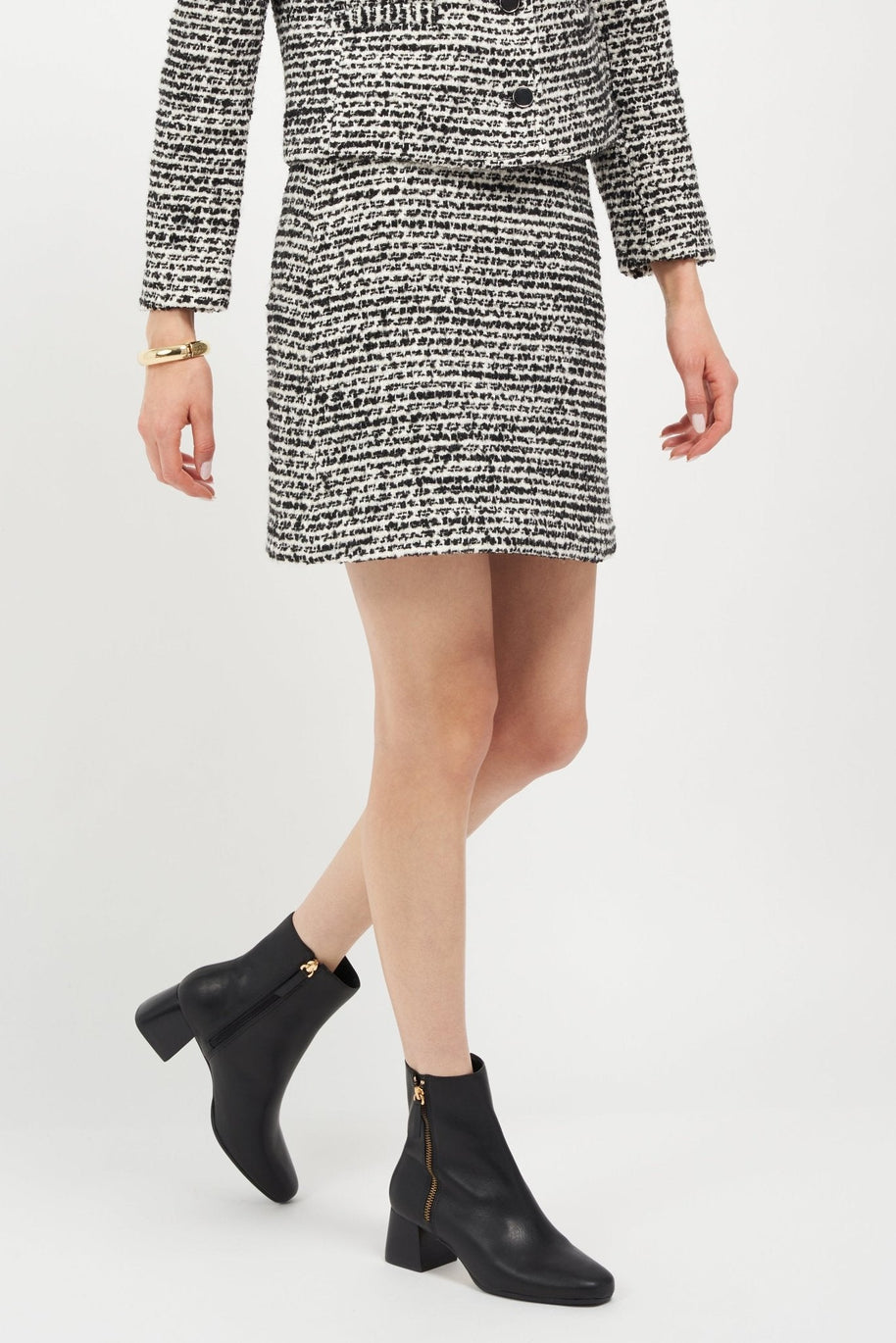 Joan Oloff Arina Bootie Black Lux Nappa
