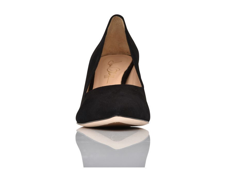 Joan Oloff Riley Black Kid Suede
