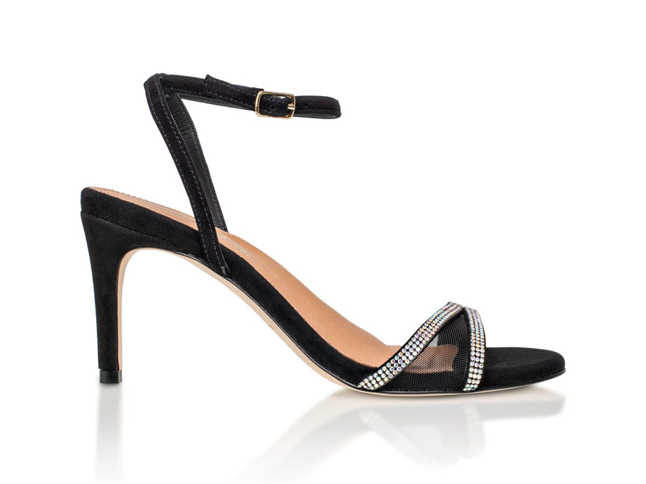 Joan Oloff Fame Black Kid Suede