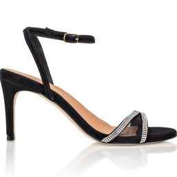 Joan Oloff Fame Black Kid Suede