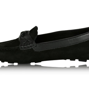 Joan Oloff Piper Black Nubuck/Black Leather