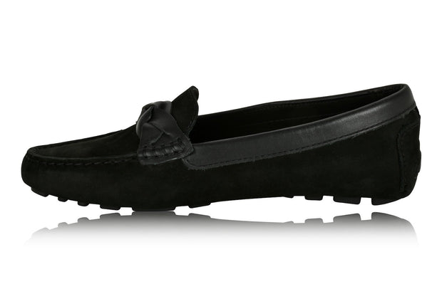 Joan Oloff Piper Black Nubuck/Black Leather