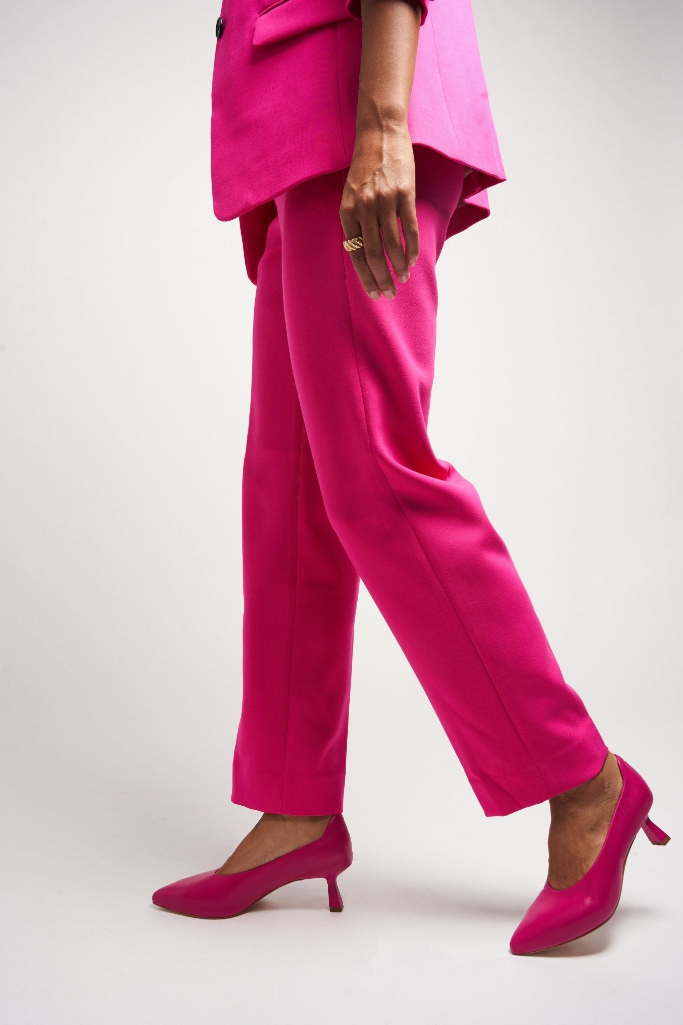 Joan Oloff Celine Pink Nappa