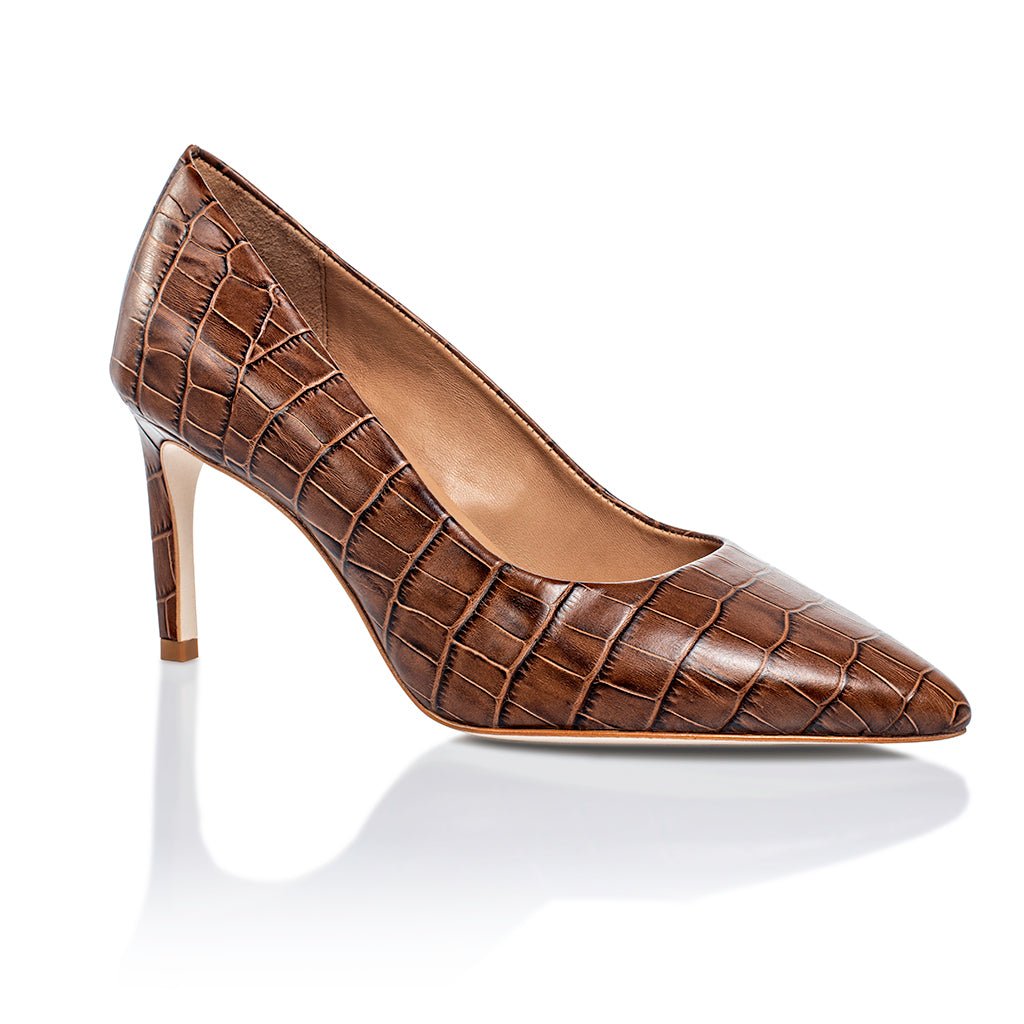 Joan Oloff Deborah 2.0 Brown Croco