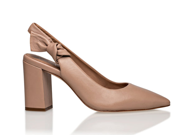 Joan Oloff Daphne Taupe Luxury Kid Nappa