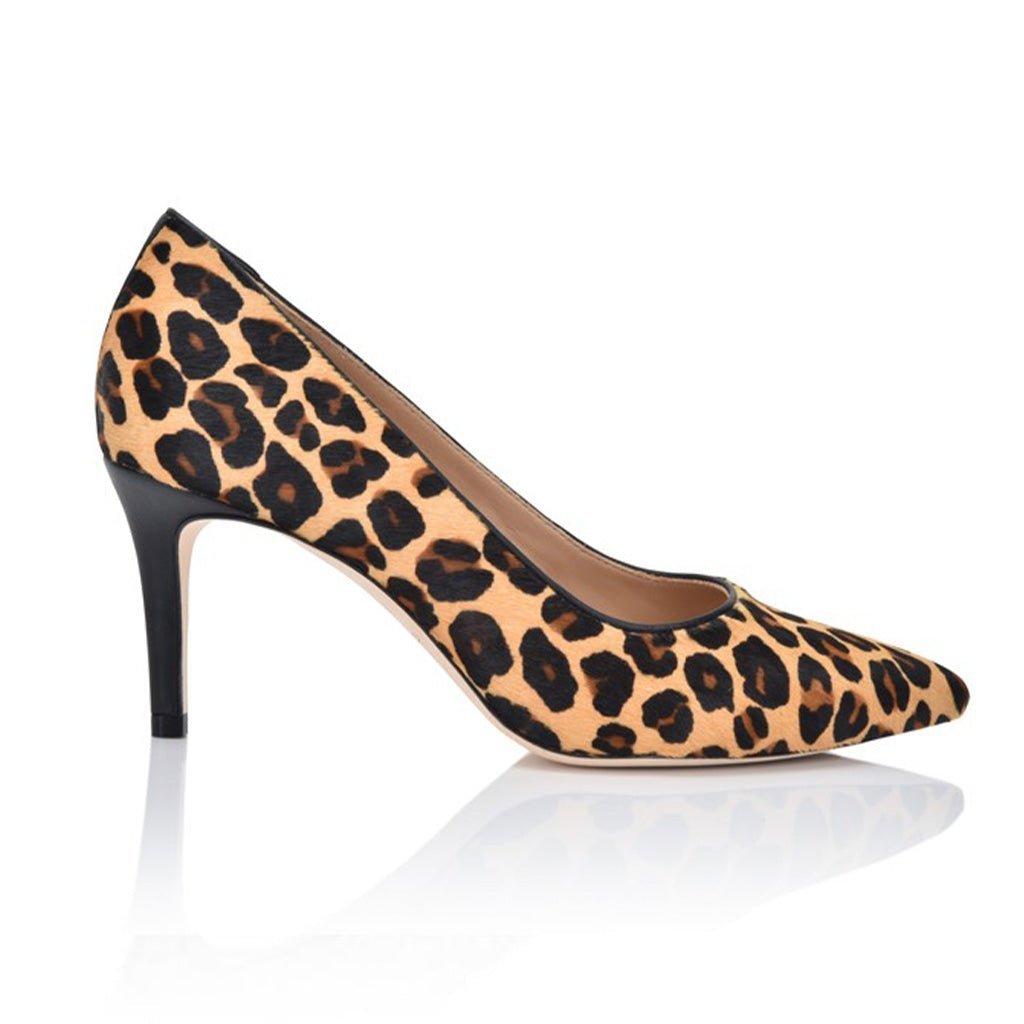 Joan Oloff Deborah Leopard Lux Hair Calf