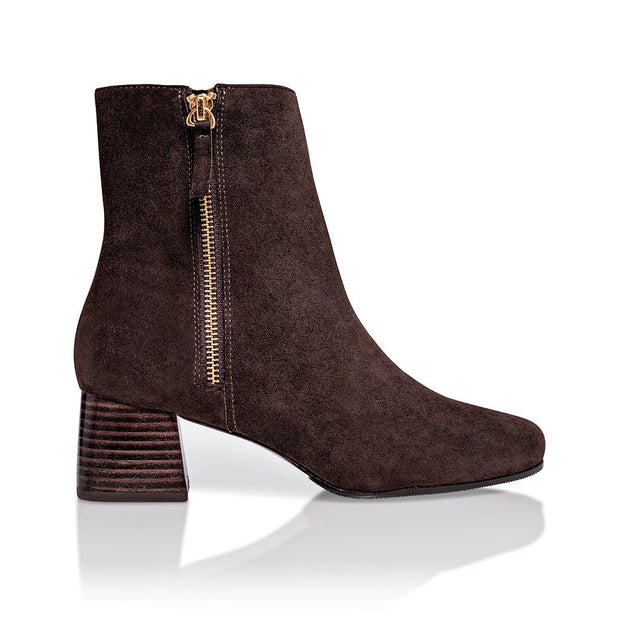 Joan Oloff Arina Bootie Cafe Kid Suede