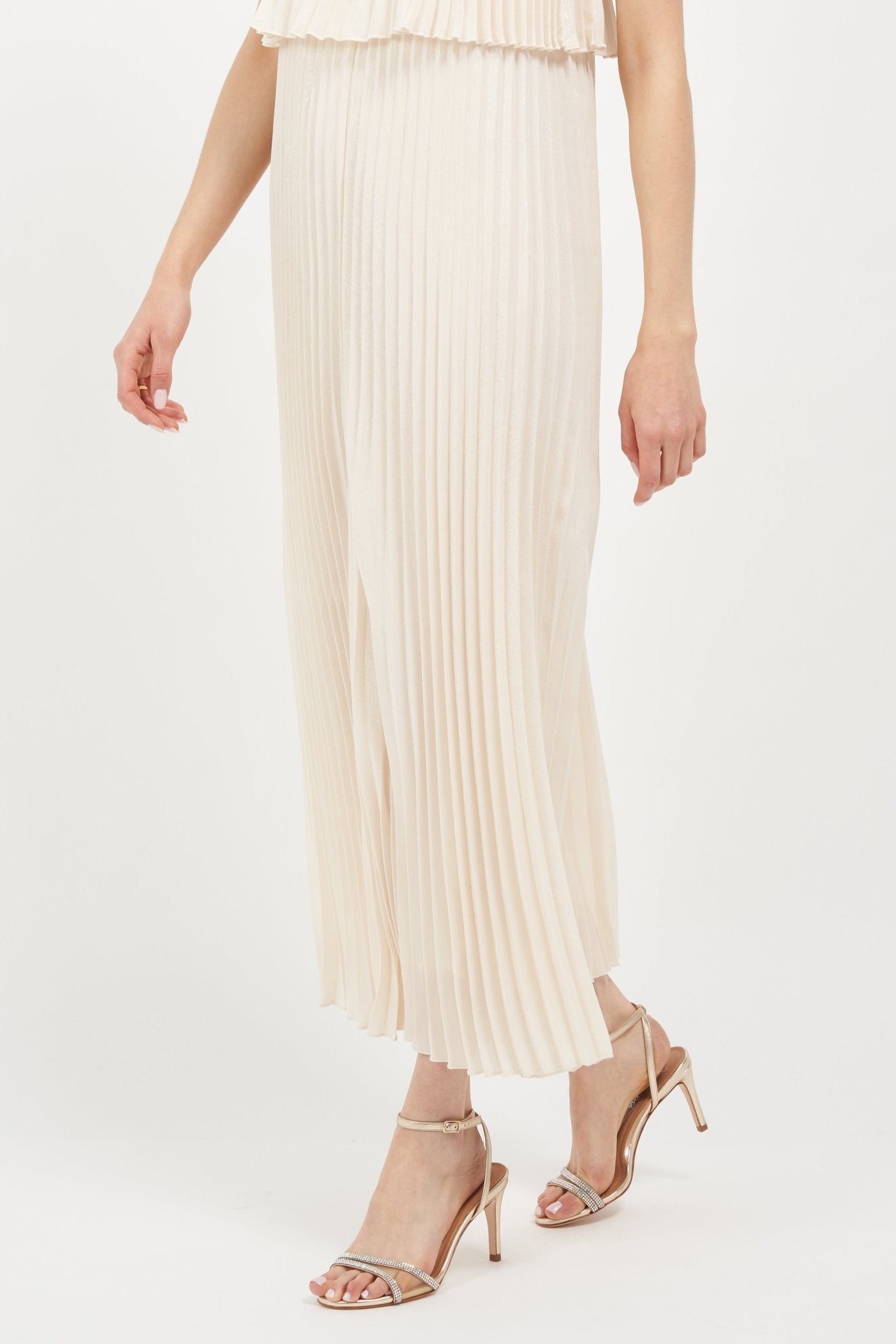 Joan Oloff Fame Gold Metallic Luxury Kid Nappa