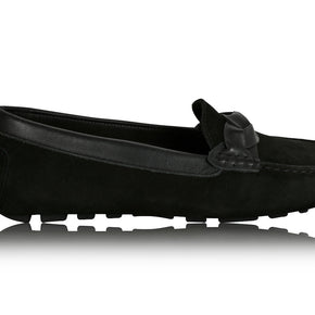 Joan Oloff Piper Black Nubuck/Black Leather