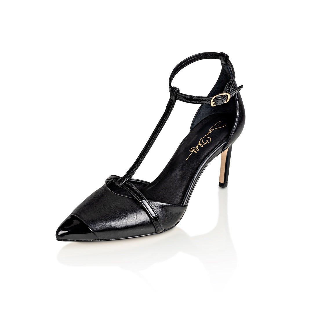 Joan Oloff Desiree Black Nappa / Black Patent