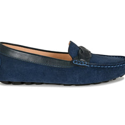 Joan Oloff Piper Navy Nubuck/Navy Leather