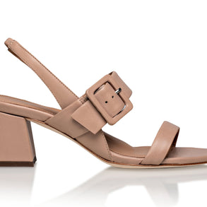 Joan Oloff Greyson Taupe Luxury Kid Nappa