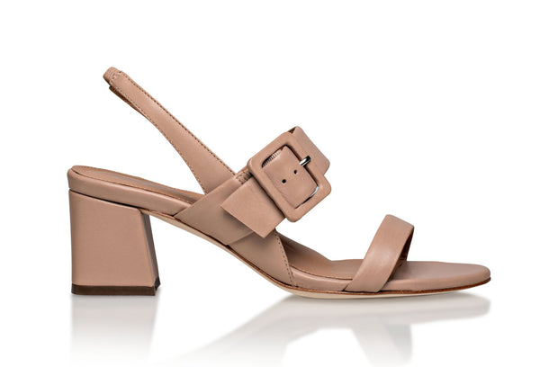 Joan Oloff Greyson Taupe Luxury Kid Nappa