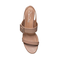Joan Oloff Greyson Taupe Luxury Kid Nappa