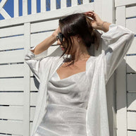 Ulivary Elegant Robe Dress & Pajama Set Bridal