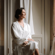 Ulivary Elegant Robe Dress & Pajama Set Bridal