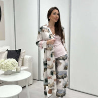 Ulivary Landscape Pajama Set 3pcs Feather
