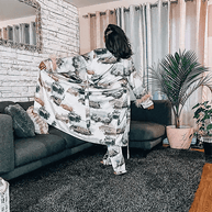 Ulivary Landscape Pajama Set 3pcs Feather