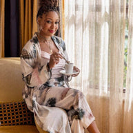 Ulivary Landscape Pajama Set 3pcs Feather