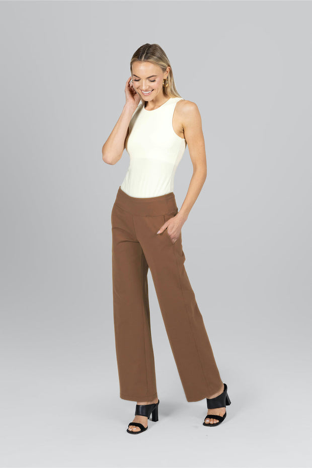 KiraGrace TRAVELER PANT: DARK KHAKI