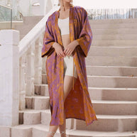 Oriental Jacquard Kimono Robe