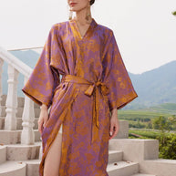 Oriental Jacquard Kimono Robe