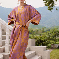 Oriental Jacquard Kimono Robe