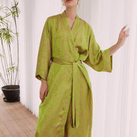 Ulivary Oriental Reversible Kimono Robe