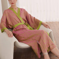 Ulivary Oriental Reversible Kimono Robe