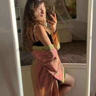 Ulivary Oriental Reversible Kimono Robe