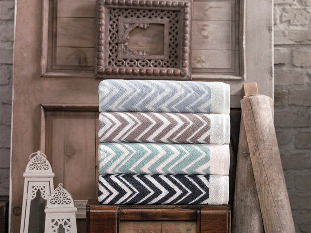 Santorini Collection 2 Bath Towels Set