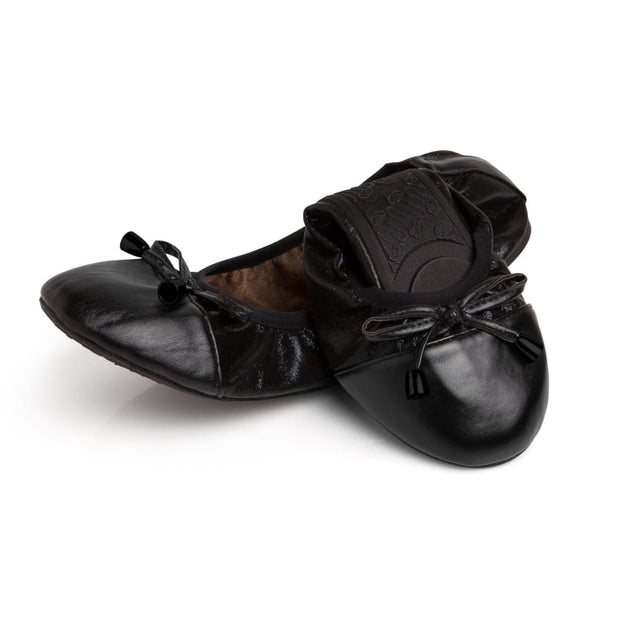 Talaria Premium Black Flats