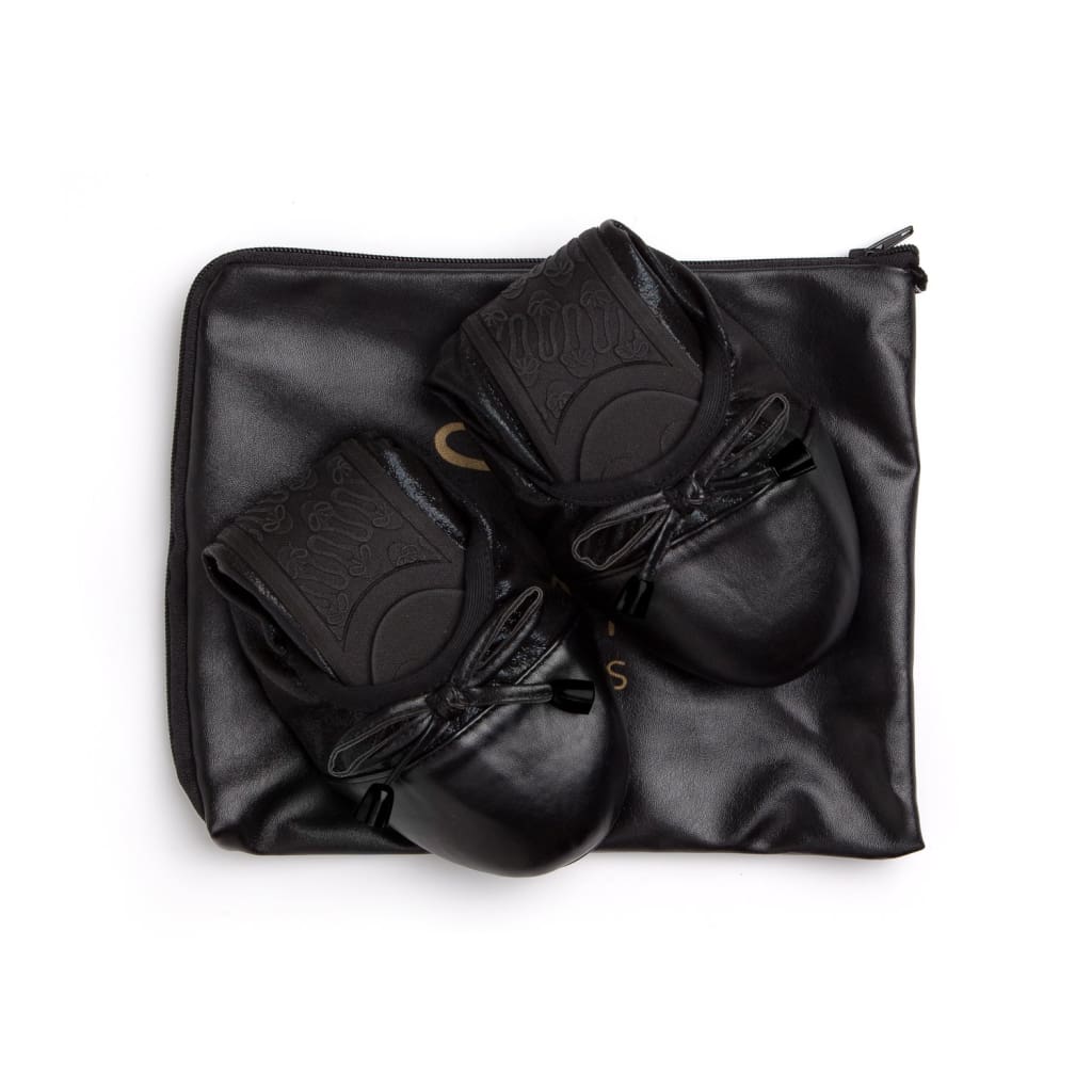 Talaria Premium Black Flats