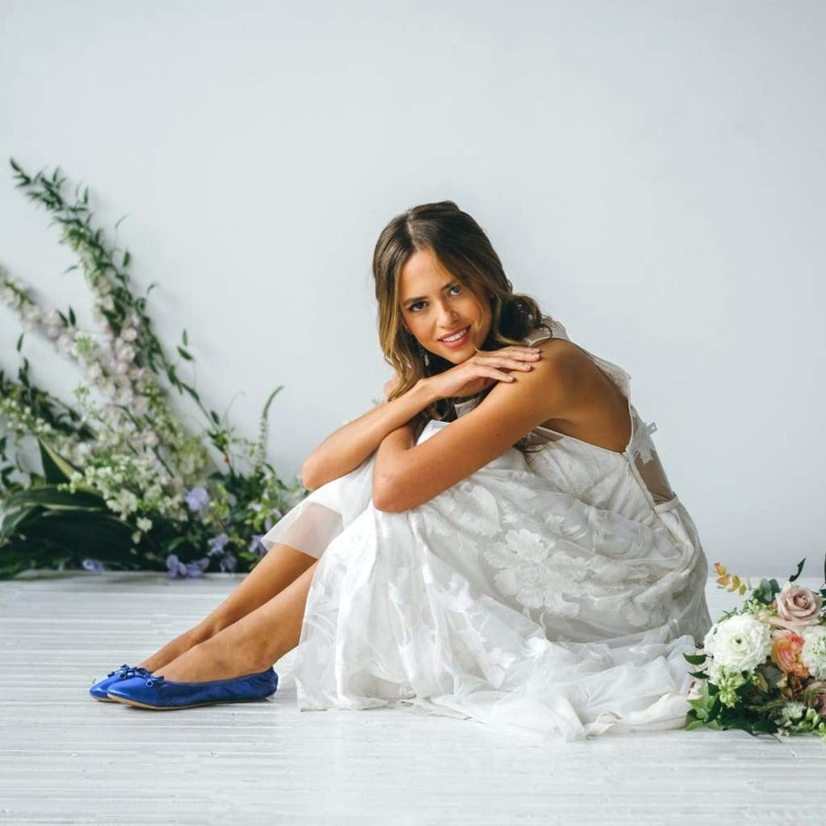 Talaria Premium Cobalt Blue Flats