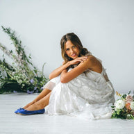 Talaria Premium Cobalt Blue Flats