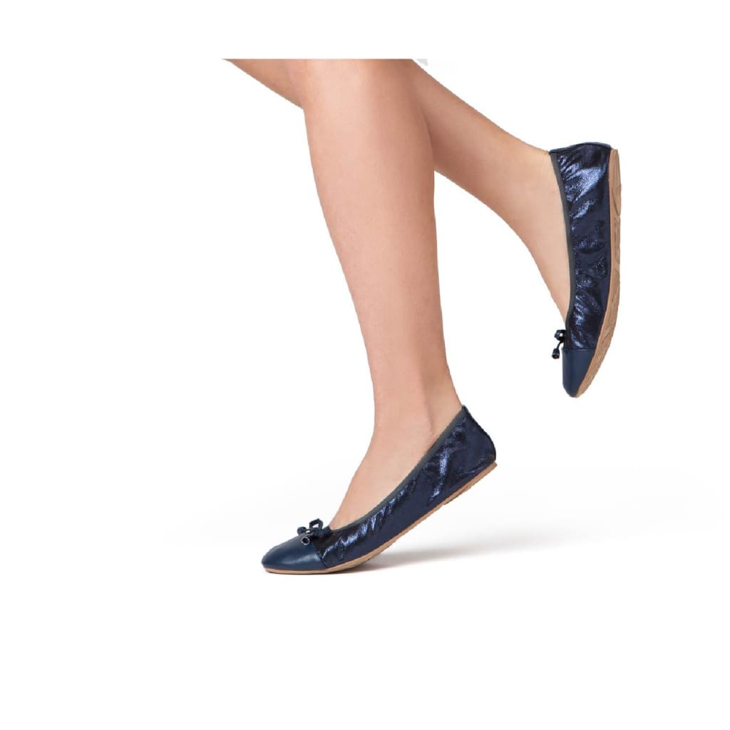 Talaria Premium Navy Blue Flats