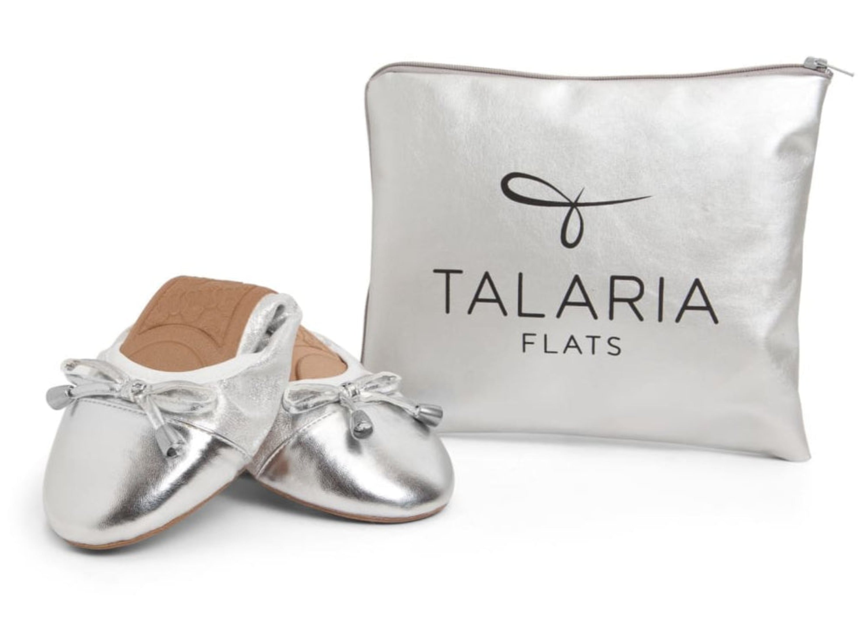 Talaria Premium Silver Flats