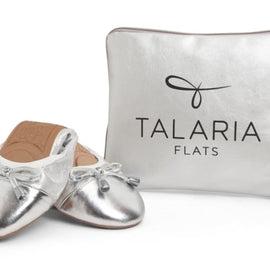Talaria Premium Silver Flats