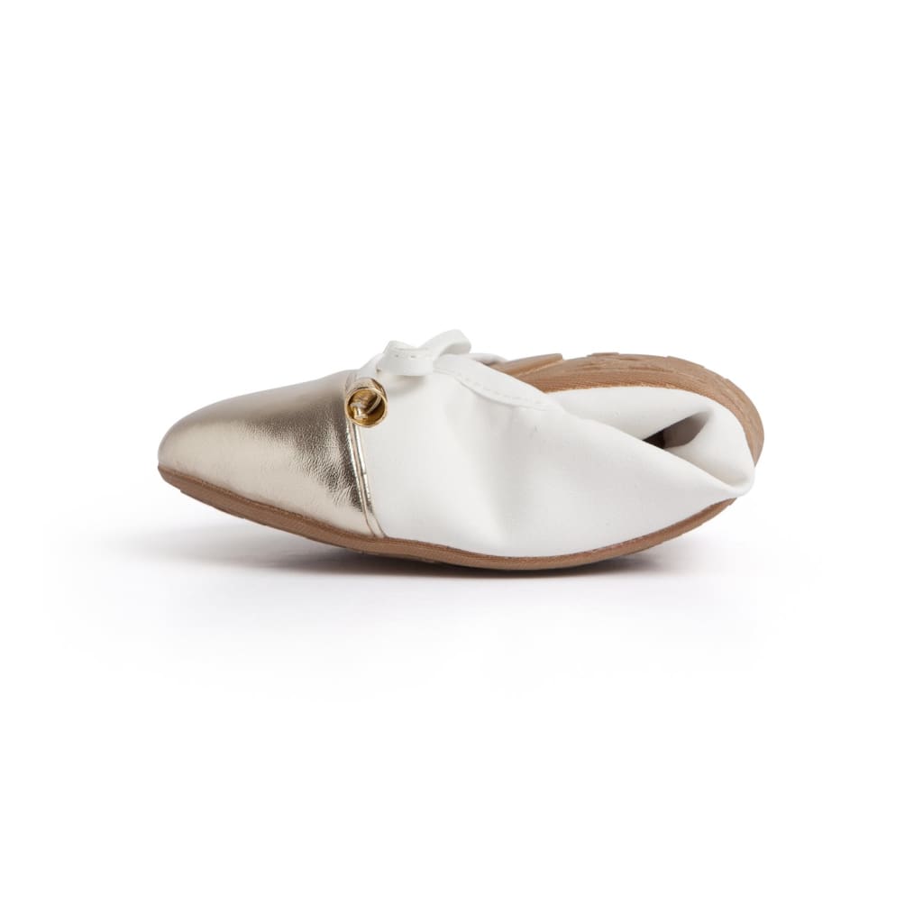 Talaria Premium White Flats