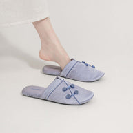 Ulivary Qipao Collar Buckle Asian Style Slippers