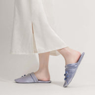 Ulivary Qipao Collar Buckle Asian Style Slippers