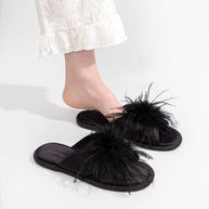 Ulivary Luxe Feather Slippers (more colors)