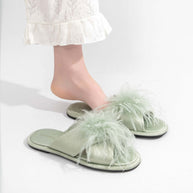 Ulivary Luxe Feather Slippers (more colors)
