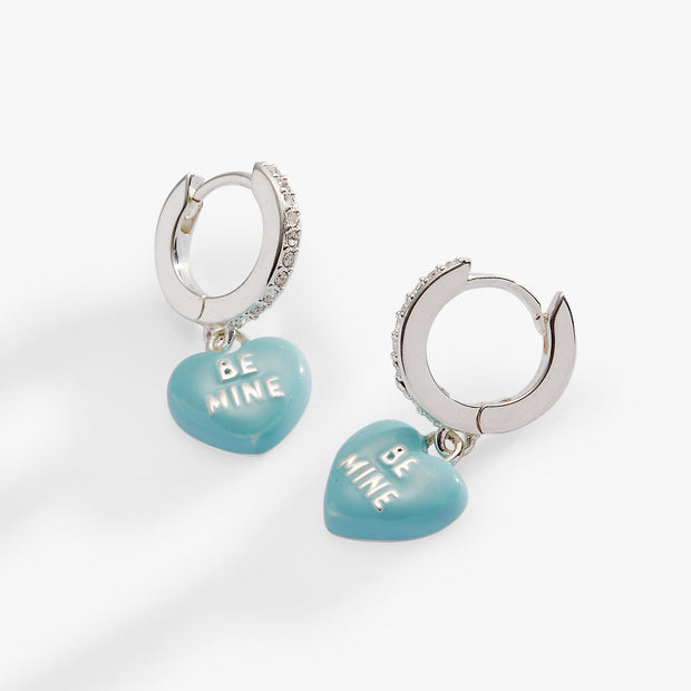 ALEX AND ANI Sweethearts® “Be Mine” Huggie Hoop Earrings