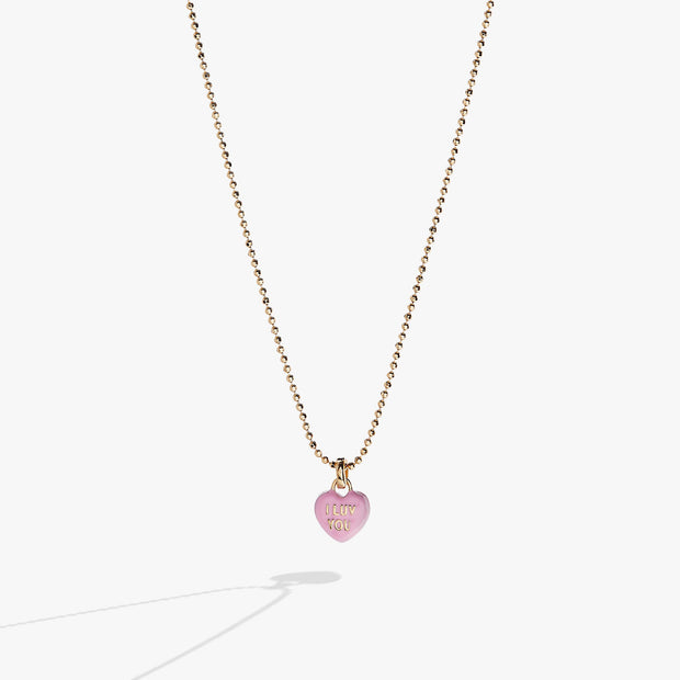 ALEX AND ANI Sweethearts® 'I Luv You' Charm Necklace