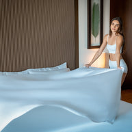 Ecobrands Eucalyptus Silk Sheets – Cooling, Breathable & Hypoallergenic | Luxury Comfort