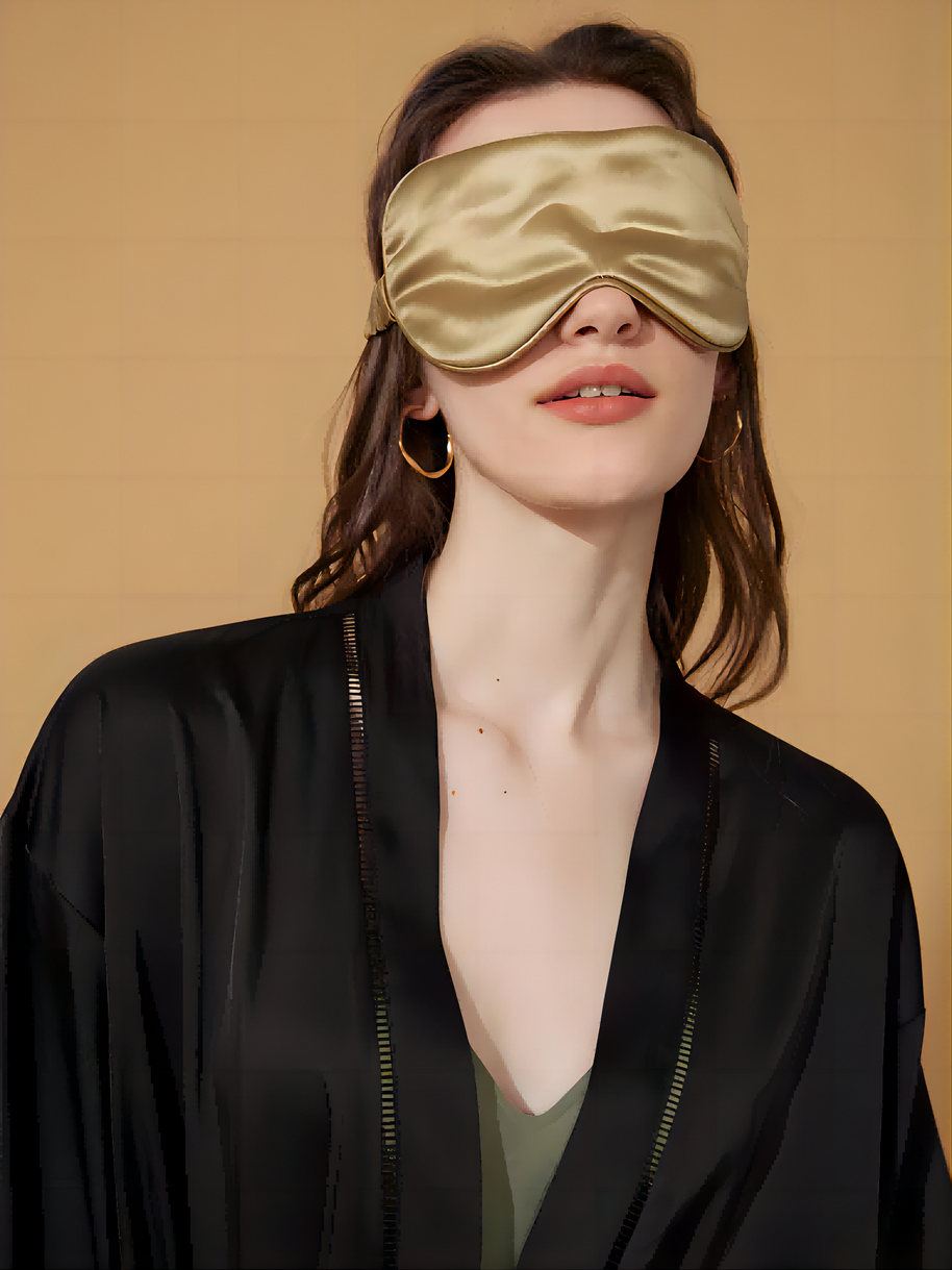 Ulivary 22 Momme Mulberry Silk Sleep Eye Mask