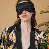 Ulivary Short Kimono Robe Black Leopard